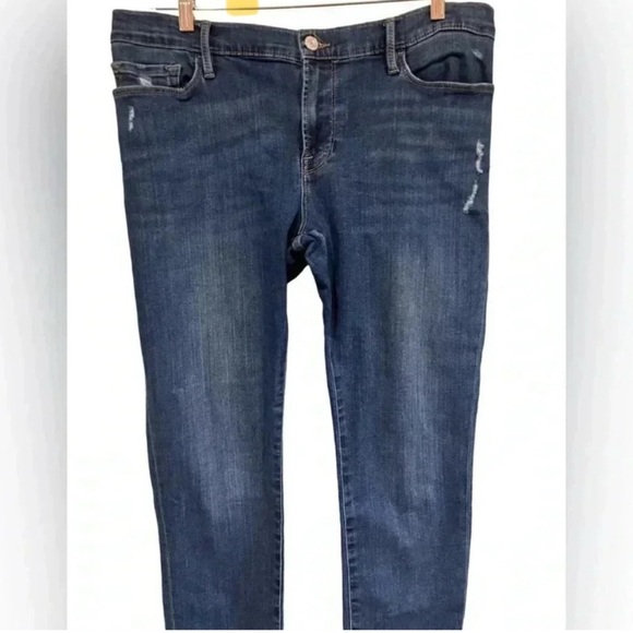 Frame Le Garcon Raw Hem Crop Boyfriend Jeans - Picture 4 of 11